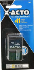 X-ACTO - 15 Piece Steel Hobby Blade - 1-19/32" OAL - Exact Industrial Supply
