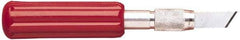 X-ACTO - 5-1/2" OAL Carbon Steel Hobby Knife - #19 Angled Wood Chiseling Blade, Plastic Handle - Exact Industrial Supply