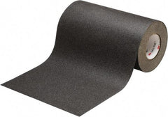 3M - Black Solid Color Anti-Slip Vinyl Tape - 24" Wide x 60' Long, Heavy/High Traffic - Exact Industrial Supply