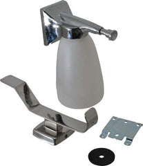 Value Collection - 16 oz Liquid Soap Dispenser Hardware - Plastic, Hanging, Chrome - Exact Industrial Supply