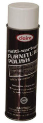 Made in USA - 20 Fluid Ounce Furniture Polish - Lemon Scent, Aerosol - Exact Industrial Supply