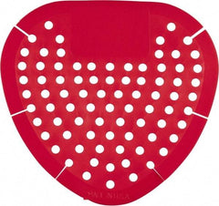 Fresh Products - Vinyl Urinal Screen - Red, Cherry Scent - Exact Industrial Supply