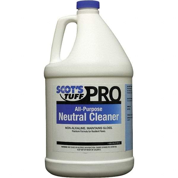 Scot's Tuff - 1 Gal Bottle Cleaner - Use on Marble Terrazzo, Painted Surfaces, Tile, Varnished Wood - Exact Industrial Supply