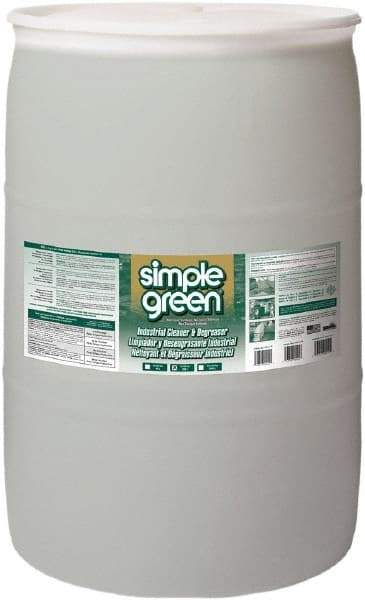 Simple Green - 55 Gal Drum Cleaner/Degreaser - Liquid, Biodegradable, Concentrated, Unscented - Exact Industrial Supply