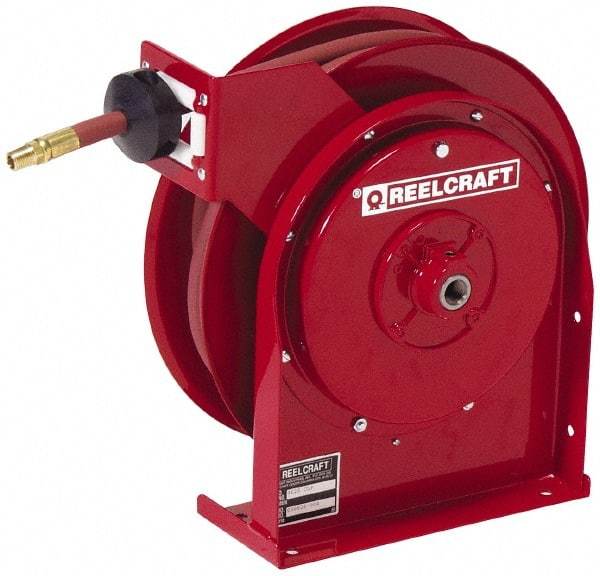 Reelcraft - 25' Spring Retractable Hose Reel - 300 psi, Hose Included - Exact Industrial Supply