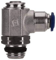 Value Collection - 145 Max psi, Meter Out Screw Adjusted Flow Control Valve - Buna N O Ring, 1/8" Tube Outside Diam - Exact Industrial Supply