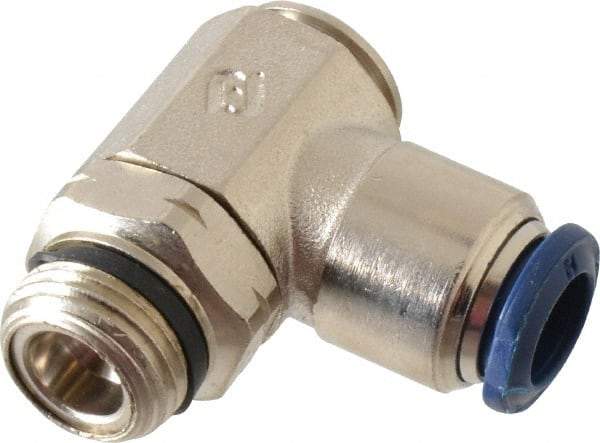 Value Collection - 145 Max psi, Bi Directional Screw Adjusted Flow Control Valve - Buna N O Ring, 3/8" Tube Outside Diam - Exact Industrial Supply