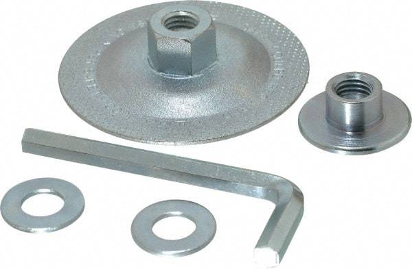 Norton - Grinding Wheel Adapter Kit - 1/16 to 1/4" Wheel Width, Right Handed - Exact Industrial Supply