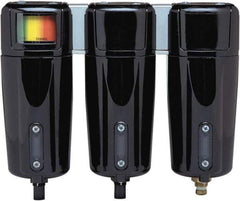 Parker - 77 CFM Oil, Dust, Water, Particulate Filter - 1" NPT, 250 psi, Auto Drain - Exact Industrial Supply