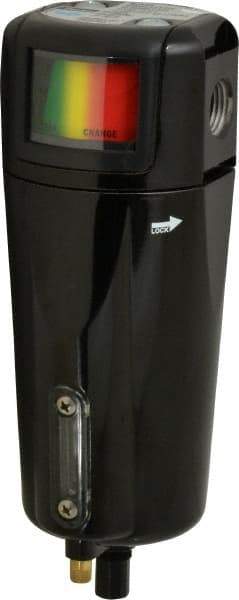 Parker - 63 CFM Oil, Dust, Water, Particulate Filter - 1/2" NPT, 250 psi, Auto Drain - Exact Industrial Supply