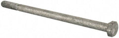 Value Collection - 5/16-18 Thread, 5-1/2" Length Under Head, Steel Hex Head Bolt - Hot Dipped Galvanized Coated, UNC Thread, ASTM A307, Grade 2 - Exact Industrial Supply