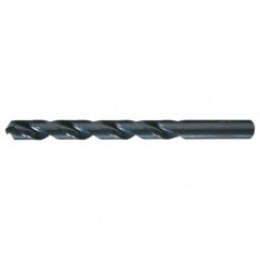 25/64 RHS / RHC HSS 118 Degree Radial Point General Purpose Jobber Length Drill - Steam Oxide - Exact Industrial Supply