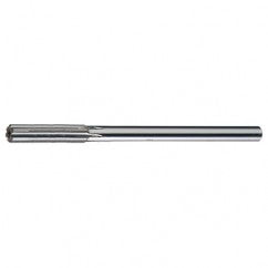 13/32 STR / RHC HSS+TCT Carbide-Tipped Straight Shank Straight Flute Reamer - Bright - Exact Industrial Supply
