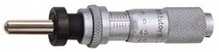 Mitutoyo - 13mm, 0.5118 Inch Thimble, 0.1969 Inch Diameter x 17.5mm Long Spindle, Mechanical Micrometer Head - Exact Industrial Supply