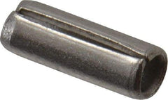 Value Collection - 1/16" Diam x 3/16" Long Slotted Spring Pin - Grade 18-8 Stainless Steel - Exact Industrial Supply