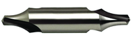 #16; 3/16 Dia. x  76mm OAL 60° HSS LH Center Drill-Bright Form B - Exact Industrial Supply