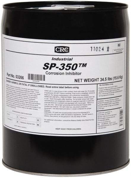 CRC - 5 Gal Rust/Corrosion Inhibitor - Comes in Pail, Food Grade - Exact Industrial Supply