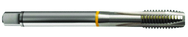 M10x1.5 6H 3-Flute Cobalt Yellow Ring Spiral Point Plug Tap-Bright - Exact Industrial Supply