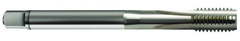 M8 x 0.75 Dia. - 6H - 3 FL - Cobalt Semi-Bott Yellow Ring Tap - Bright FORM-C DIN 374 - Exact Industrial Supply