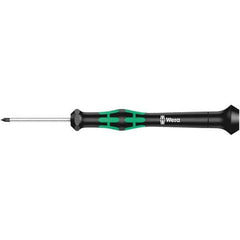 Wera - M Point, 40mm Blade Length Microstix Screwdriver - 137mm OAL - Exact Industrial Supply