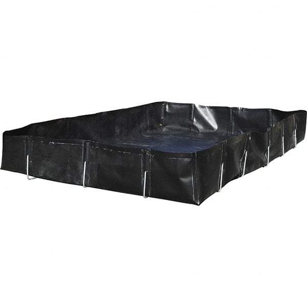 Brady SPC Sorbents - Collapsible Berms & Pools   Type: L Rod Spill Berm    Sump Capacity (Gal.): 1,520.00 - Exact Industrial Supply