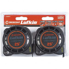 Lufkin - 25' x 1-3/16" Black/Green Blade Tape Measure - Exact Industrial Supply