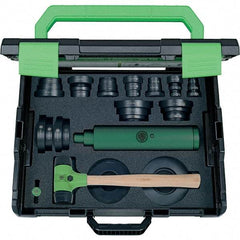 KUKKO - 37 Piece, Black/Green Plastic Bearing Fitting Kit - For Use with Ball Bearings - Exact Industrial Supply