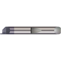 Micro 100 - Grooving Tools; Grooving Tool Type: Face ; Material: Solid Carbide ; Shank Diameter (Decimal Inch): 0.2500 ; Shank Diameter (Inch): 1/4 ; Groove Width (Decimal Inch): 0.0620 ; Projection (Decimal Inch): 0.1000 - Exact Industrial Supply