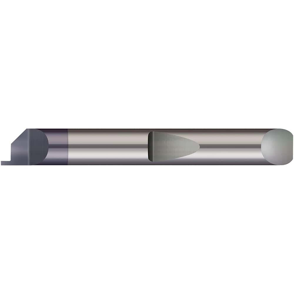 Micro 100 - Grooving Tools; Grooving Tool Type: Face ; Material: Solid Carbide ; Shank Diameter (Decimal Inch): 0.2500 ; Shank Diameter (Inch): 1/4 ; Groove Width (Decimal Inch): 0.0170 ; Projection (Decimal Inch): 0.0250