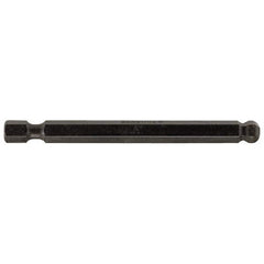 Bondhus - 1/4" Drive, 3mm Ball End Hex Drive Bit - Exact Industrial Supply