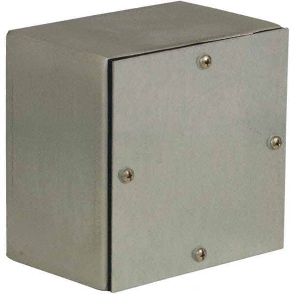 Wiegmann - NEMA 4 Steel Junction Box Enclosure with Screw Cover - Exact Industrial Supply