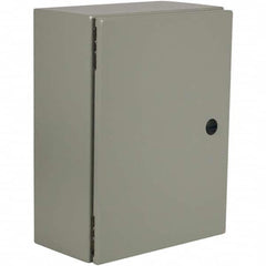 Wiegmann - NEMA 412 Steel Standard Enclosure with Cabinet Hinged Cover - Exact Industrial Supply