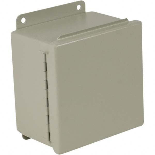 Wiegmann - NEMA 12 Steel Standard Enclosure with Continuous Hinge Cover - Exact Industrial Supply