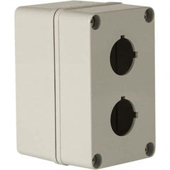 Wiegmann - NEMA 4X Polycarbonate Standard Enclosure with Screw Cover - Exact Industrial Supply