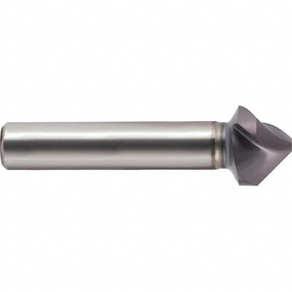 Guhring - 20.5mm Head Diam, 10mm Shank Diam, 3-Flute 90° Cobalt Countersink - Exact Industrial Supply