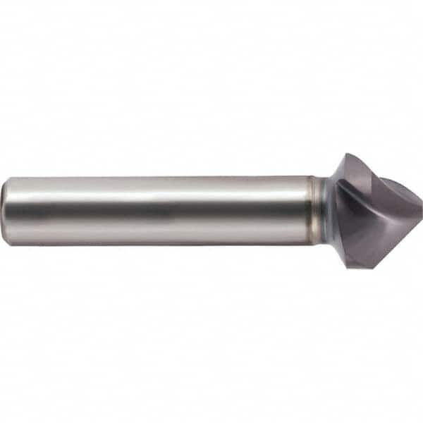 Guhring - 10.4mm Head Diam, 6mm Shank Diam, 3-Flute 90° Cobalt Countersink - Exact Industrial Supply