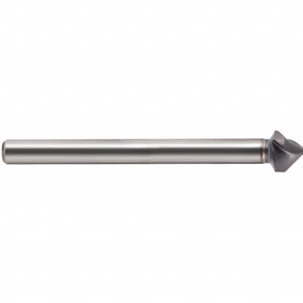 Guhring - 10.4mm Head Diam, 6mm Shank Diam, 3-Flute 90° High Speed Steel Countersink - Exact Industrial Supply