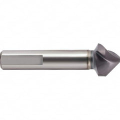 Guhring - 12.4mm Head Diam, 8mm Shank Diam, 3-Flute 90° Cobalt Countersink - Exact Industrial Supply