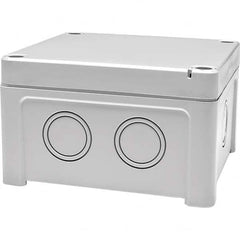 Fibox - NEMA 1, 4, 4X, 12 Polycarbonate Standard Enclosure with Screw Cover - Exact Industrial Supply