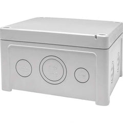 Fibox - NEMA 1, 4, 4X, 12 Polycarbonate Standard Enclosure with Screw Cover - Exact Industrial Supply