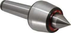 Rohm - MT5 Taper Shank, 3.543" Head Diam 2,000 Lb Capacity Live Center - 3,000 Max RPM, 2.764" Head Length, 1.5748" Point Diam, 1.988" Point Len, 4,400 Lb Max Workpc, 10.177" OAL, Standard Point - Exact Industrial Supply