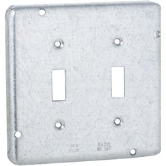 Hubbell-Raco - Steel Electrical Box Cover - Exact Industrial Supply