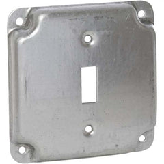 Hubbell-Raco - Steel Electrical Box Cover - Exact Industrial Supply