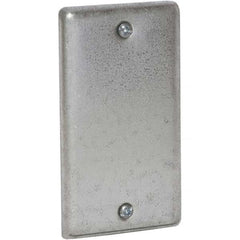 Hubbell-Raco - Steel Electrical Box Cover - Exact Industrial Supply