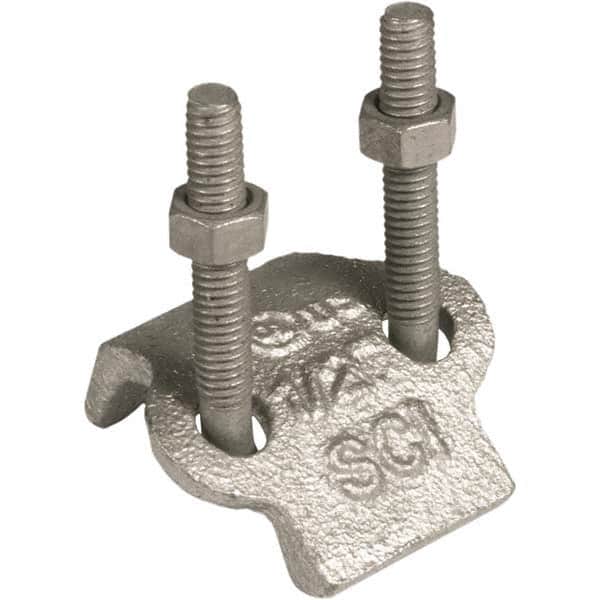 Hubbell-Raco - Pipe, Tube & Conduit Hold-Down Straps Type: Conduit Clamp Pipe Size: 1-1/2 (Inch) - Exact Industrial Supply