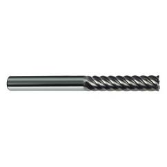 3/4" Dia. - 5" OAL - 45° Helix Bright Carbide End Mill - 8 FL - Exact Industrial Supply