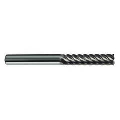 3/4" Dia. - 5" OAL - 45° Helix Bright Carbide End Mill - 8 FL - Exact Industrial Supply