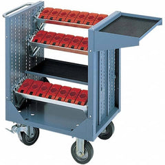 LISTA - CNC Storage Carts Style: CNC Tool Cart with Tool Carrier Taper Size: HSK 63A - Exact Industrial Supply