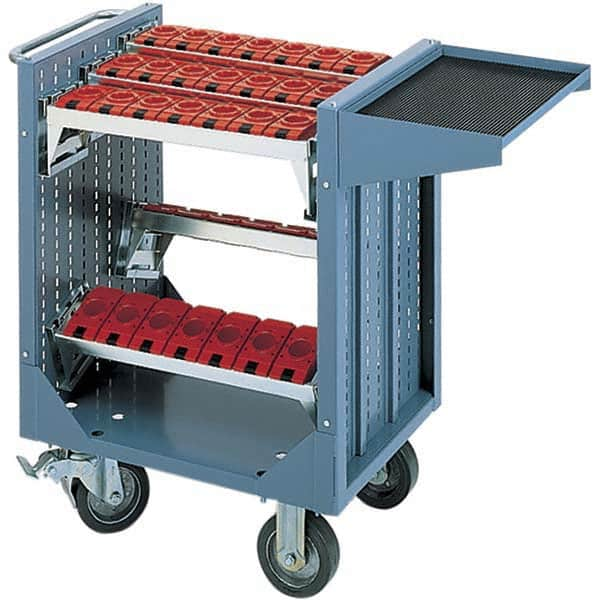 LISTA - CNC Storage Carts Style: CNC Tool Cart with Tool Carrier Taper Size: HSK 63A - Exact Industrial Supply