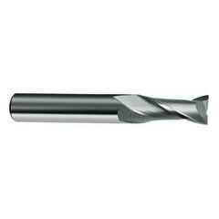 16mm Dia. x 92mm Overall Length 2-Flute Square End Solid Carbide SE End Mill-Round Shank-Center Cut-Uncoated - Exact Industrial Supply